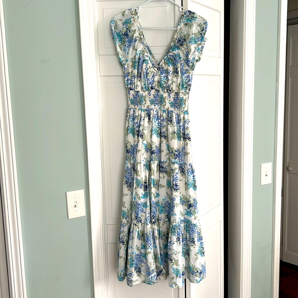 Abercrombie & Fitch floral midi dress